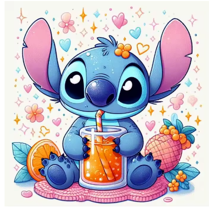 Diamond painting Stitch