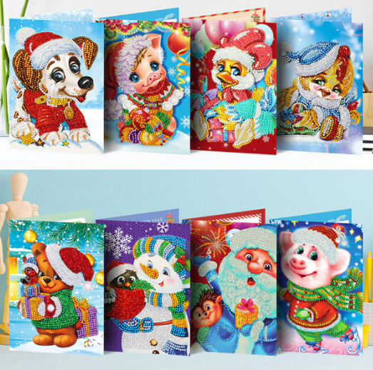 Kerstkaartenset diverse afbeeldingen