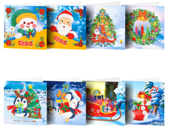 Kerstkaartenset diverse afbeeldingen