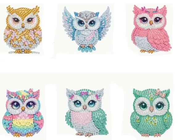 Koelkastmagneten uiltjes