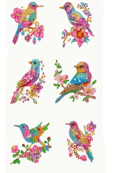 Koelkastmagneten vogeltjes