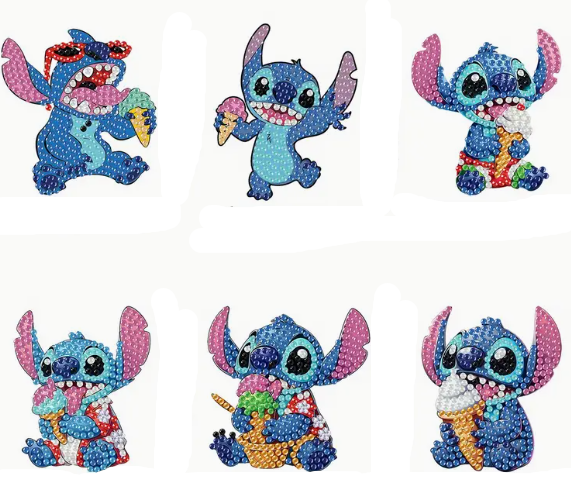 Koelkastmagneten Stitch