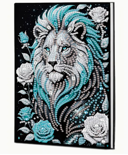 Notitie schrift leeuw