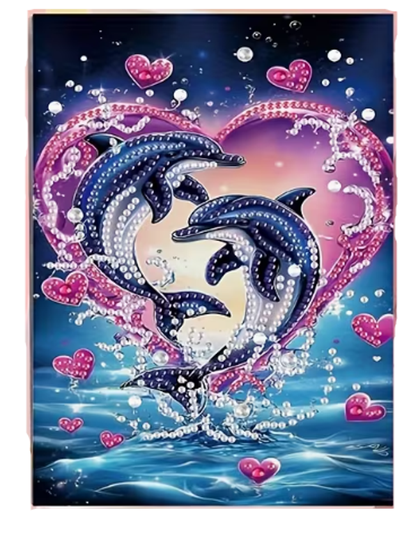 Notitie schrift dolfijnen