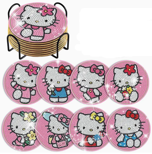 Onderzetters Hello Kitty