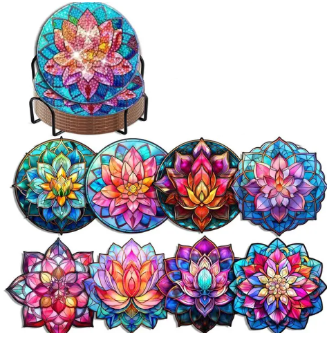 Onderzetters bloemen