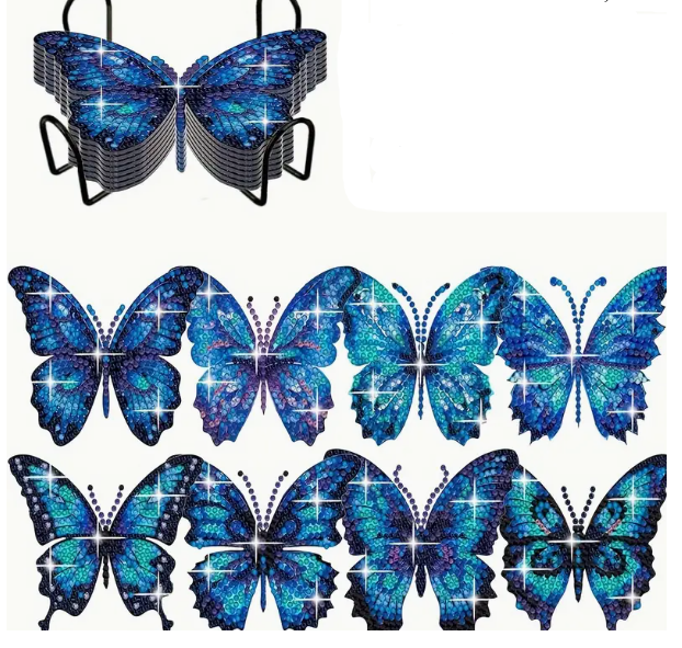 Onderzetters vlinders