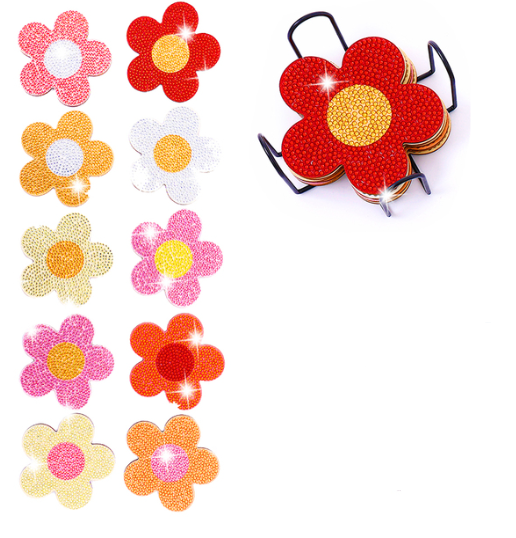 Onderzetters bloemen