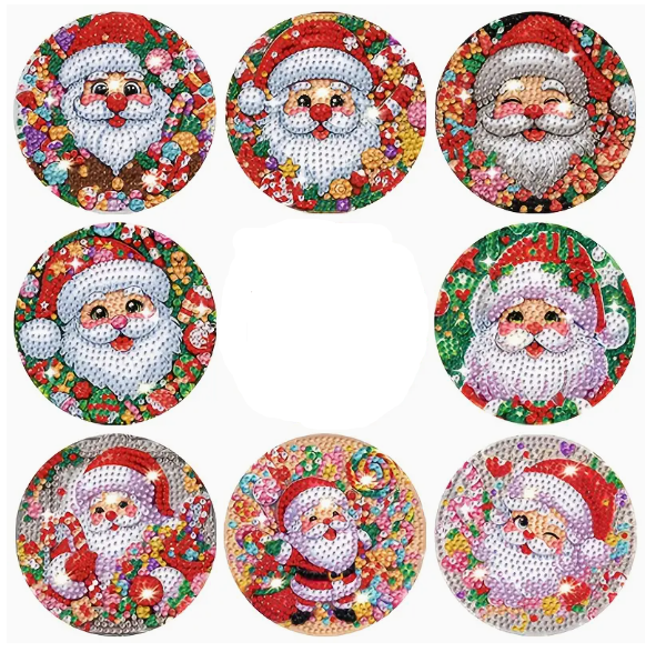 Onderzetters kerstman