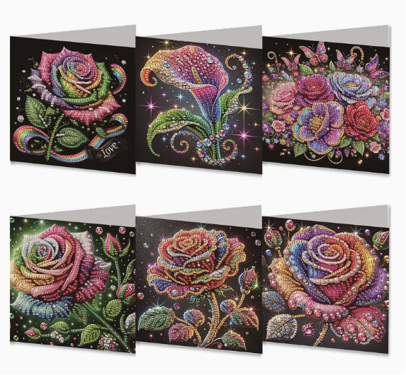 Wenskaartenset rozen