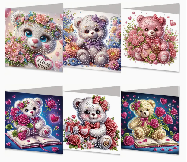 Wenskaartenset beertjes