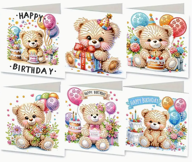 Wenskaartenset beertjes