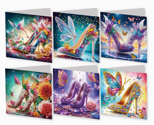 Wenskaartenset schoenen