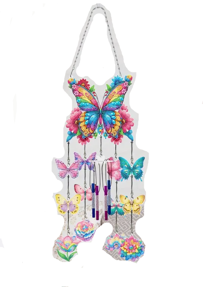 Windgong vlinders (felle kleuren)