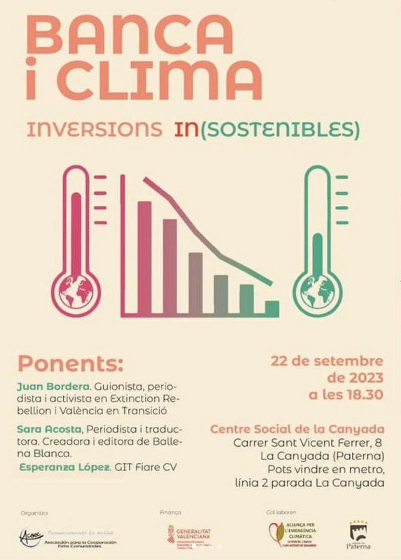 Charla sobre inversiones insostenibles