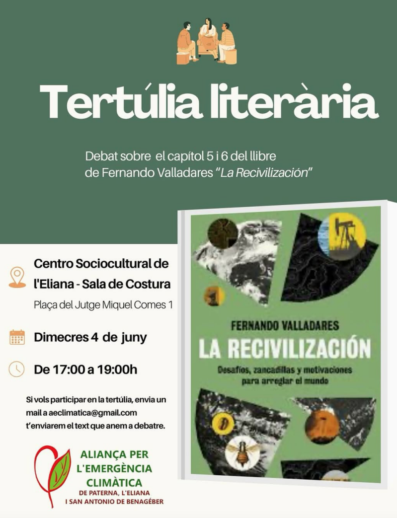 Poster tertulia La Recivilización