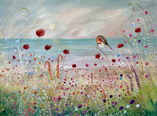 Garden with a sea view