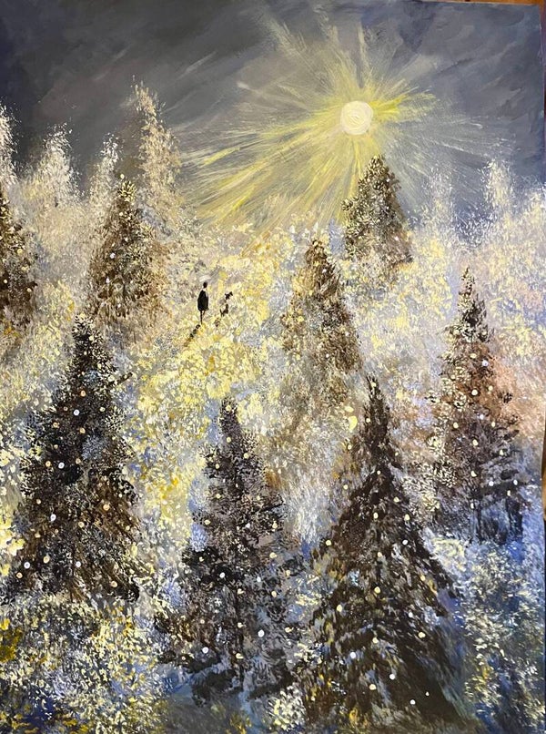 Winter in the woods