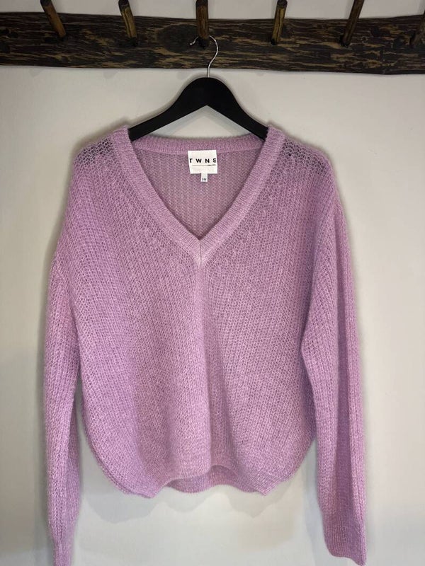 Pull grosse maille " TWINS "