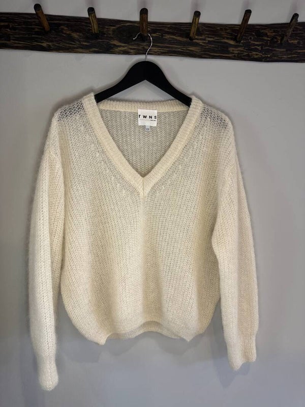 Pull grosse maille " TWINS "