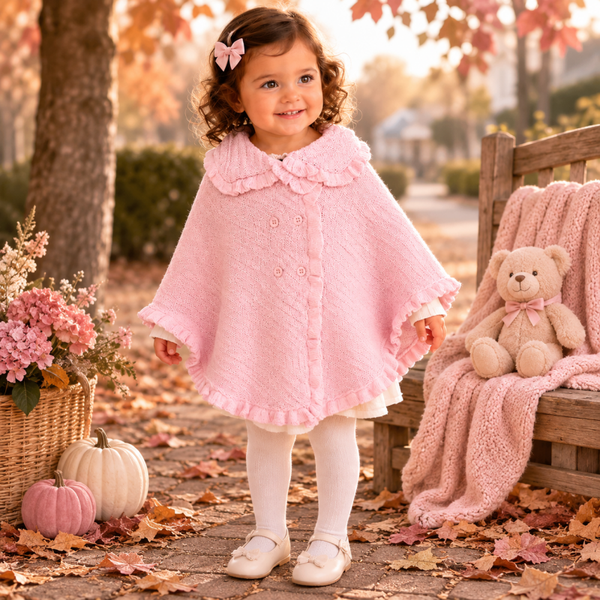 Poncho roze