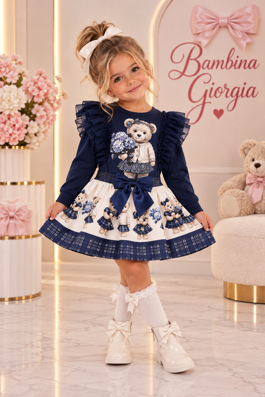 Luxury set beertjes blauw