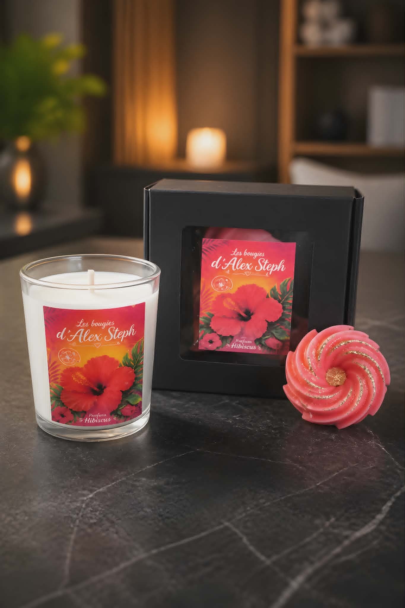 Coffret hibiscus