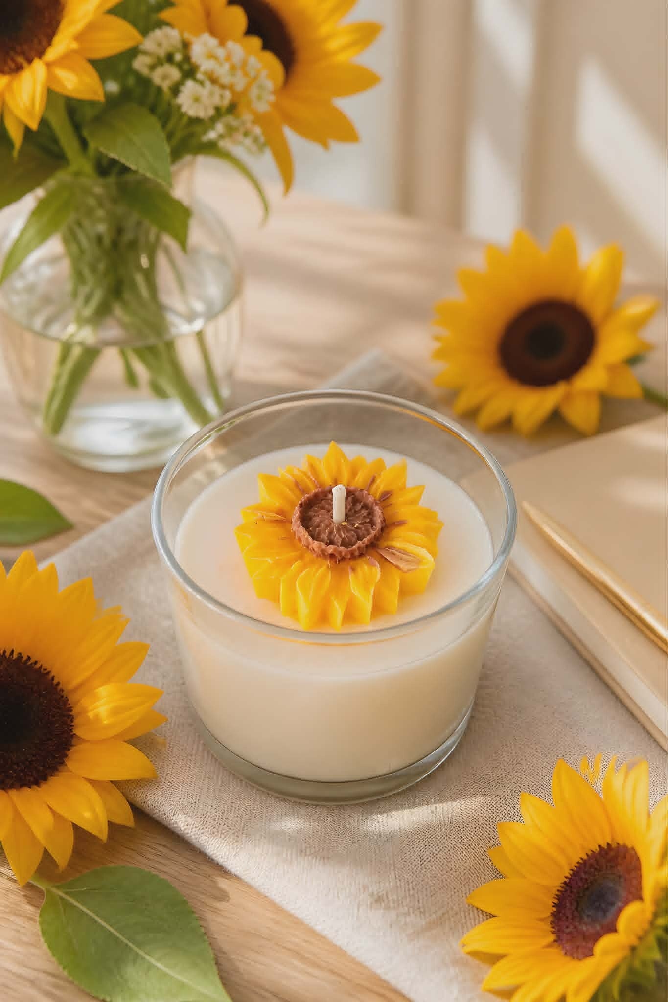 Bougie tournesol