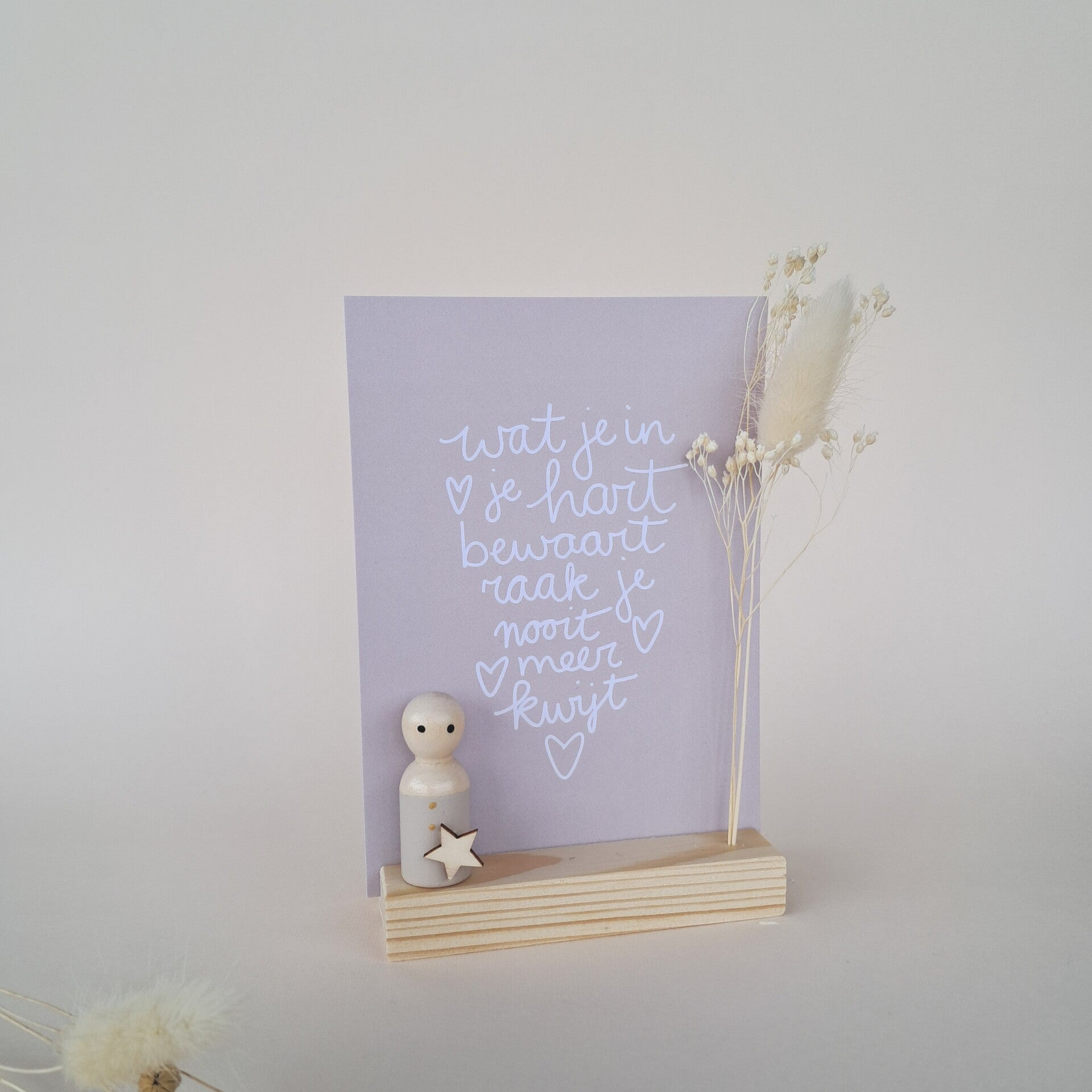 'Wat je in je hart bewaart...'