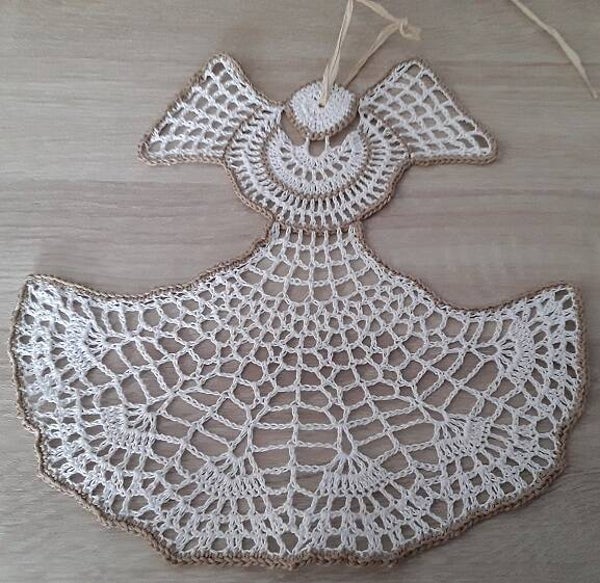 Déco table ou à accrocher "ange"