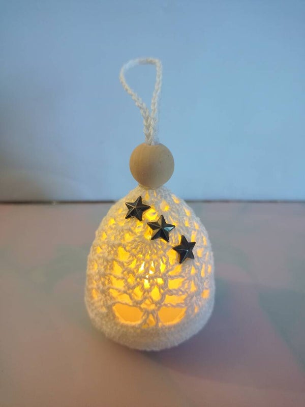 Déco sapin noël avec bougie LED