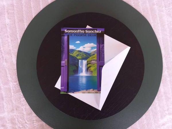 Postcard Waterval De Paarse Deur