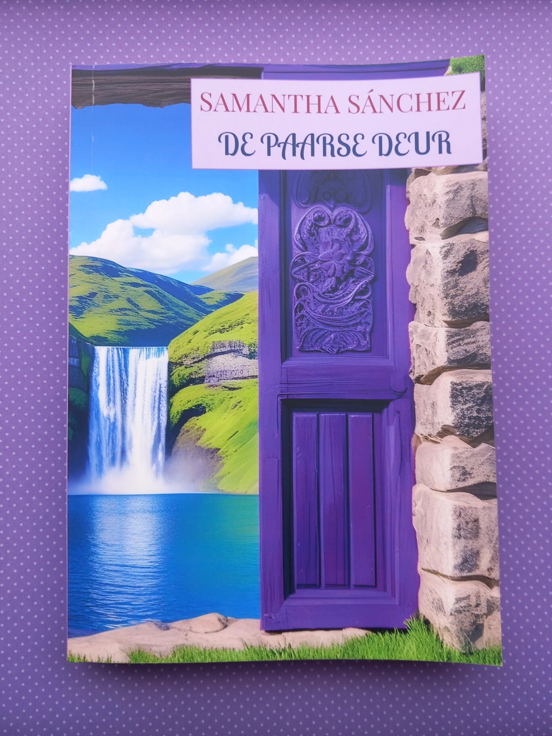 De Paarse Deur paperback nieuwe uitvoering fantasy boek over depressie