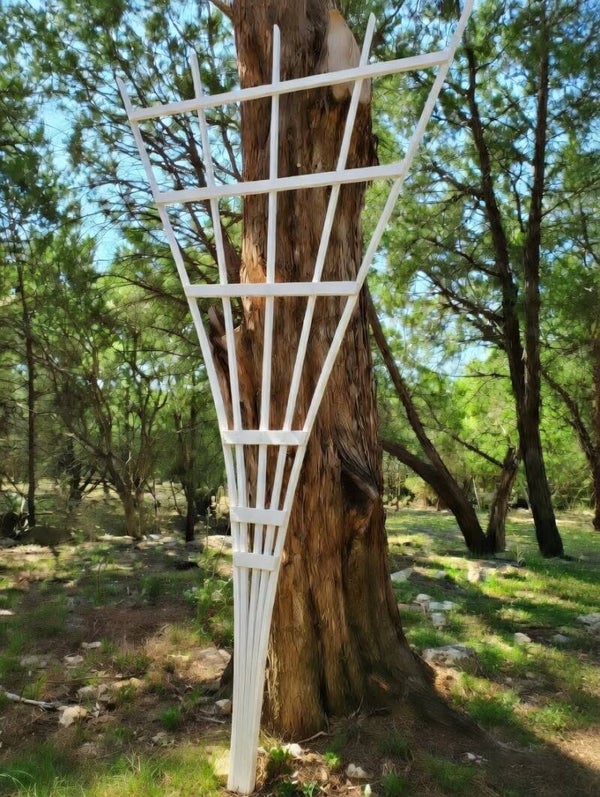 8 Foot Trellis White
