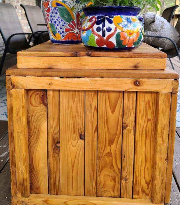 Cedar Propane Tank Concealer