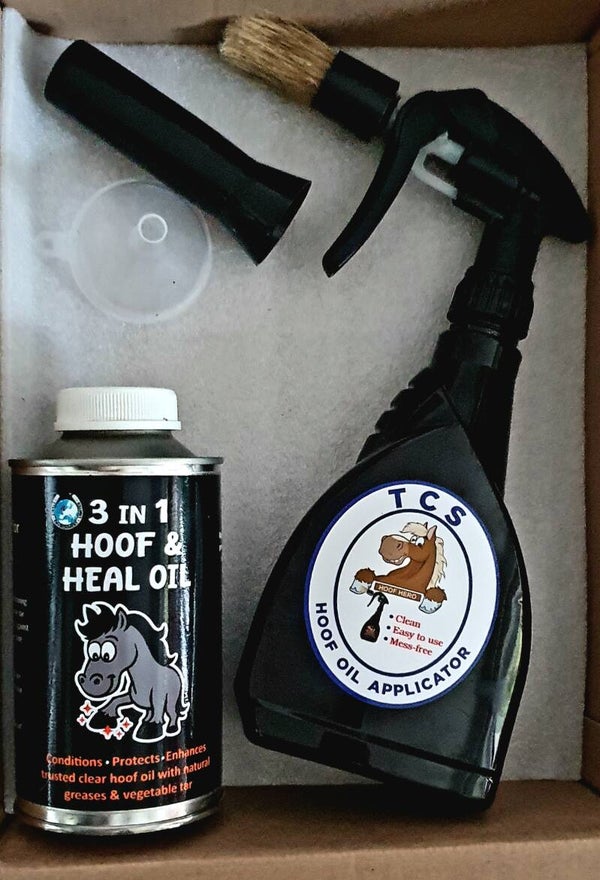 Hoof Oil Applicator Bundle Standard Bottle