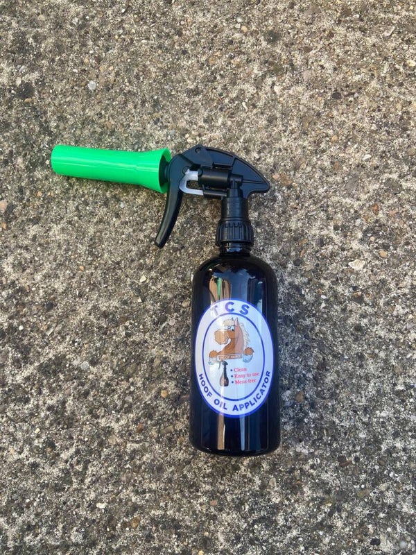 Hoof Oil Bottle Applicator Round with Cap