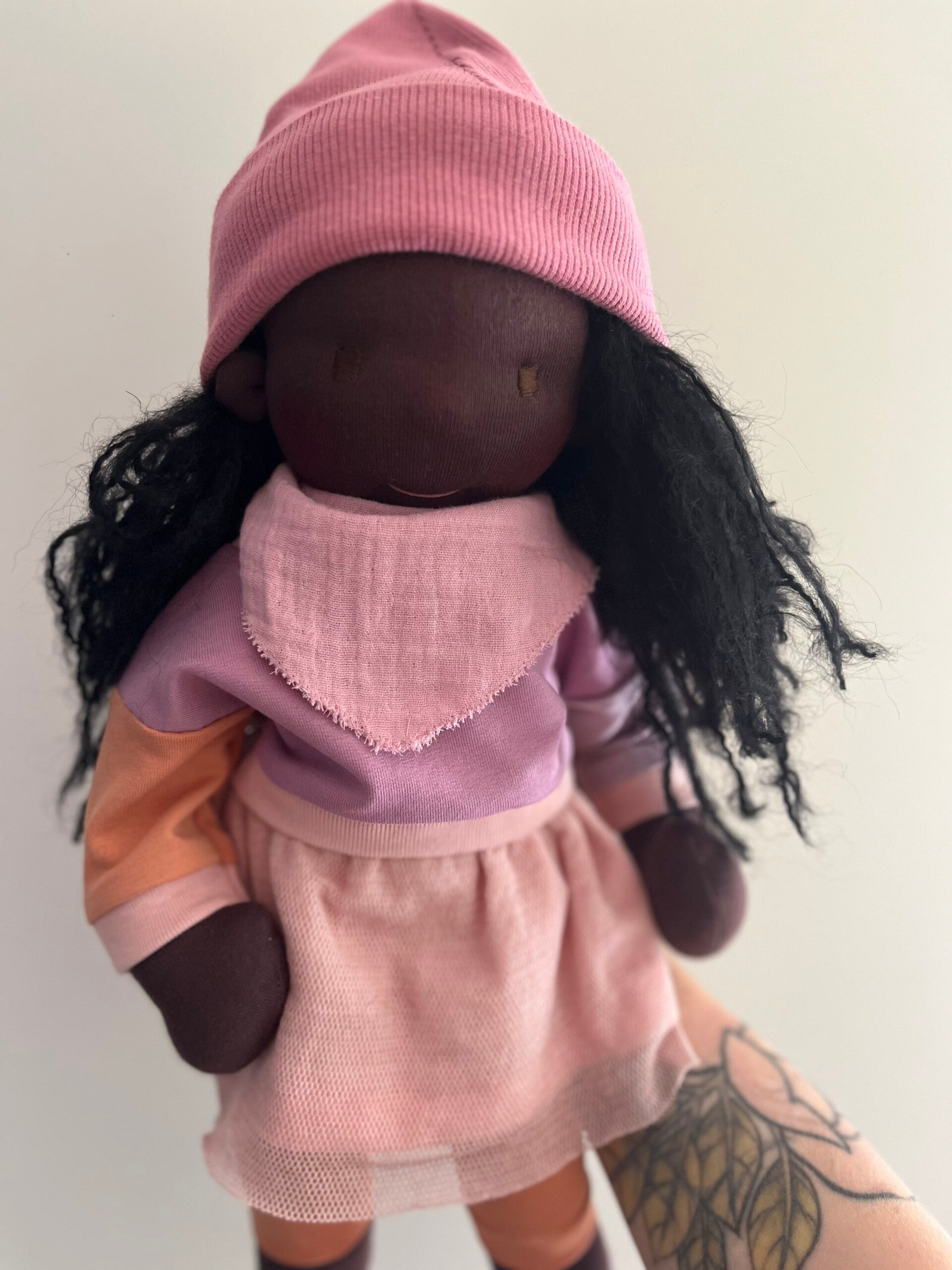IMANI, 35 cm • Stoffpuppe nach Art der Waldorfpuppe