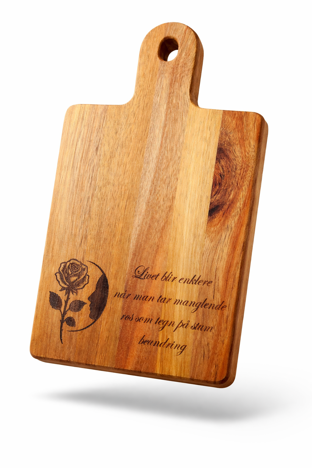 Personlig skjærefjøl i akasietre