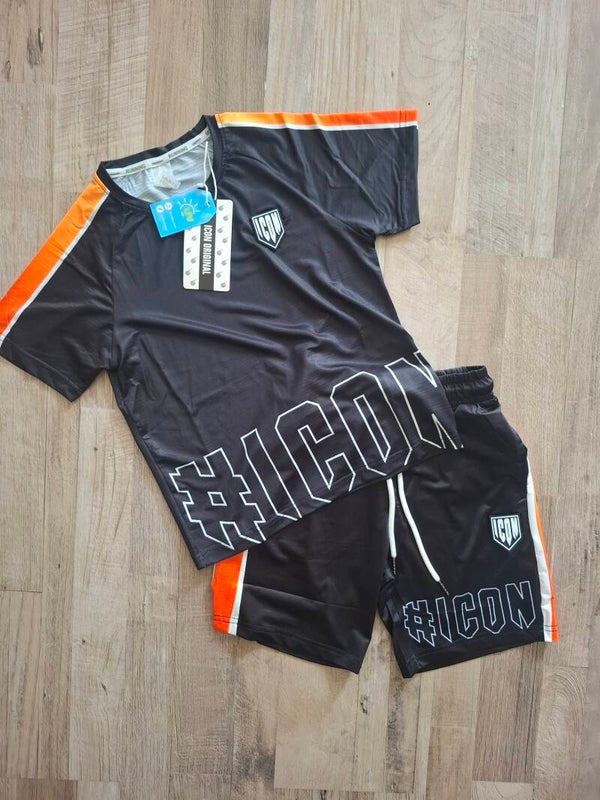 Stoere set ICON Boys Black & Orange