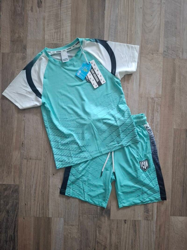 Stoere set ICON Boys Green & White