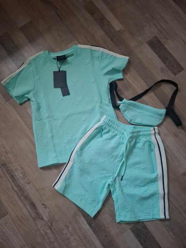Stoere set ICON Boys Green + tasje