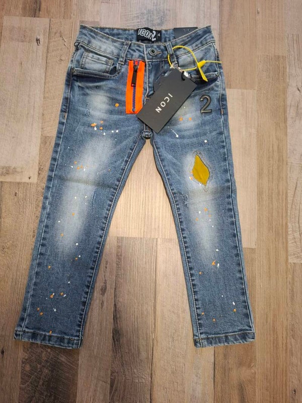Stoere Jeans ICON Orange