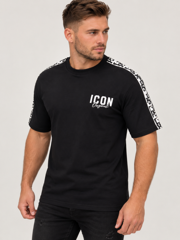 Stoer shirt ICON Black/White