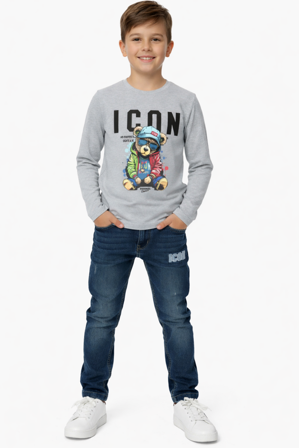 Set ICON Boy Jeans & Grey