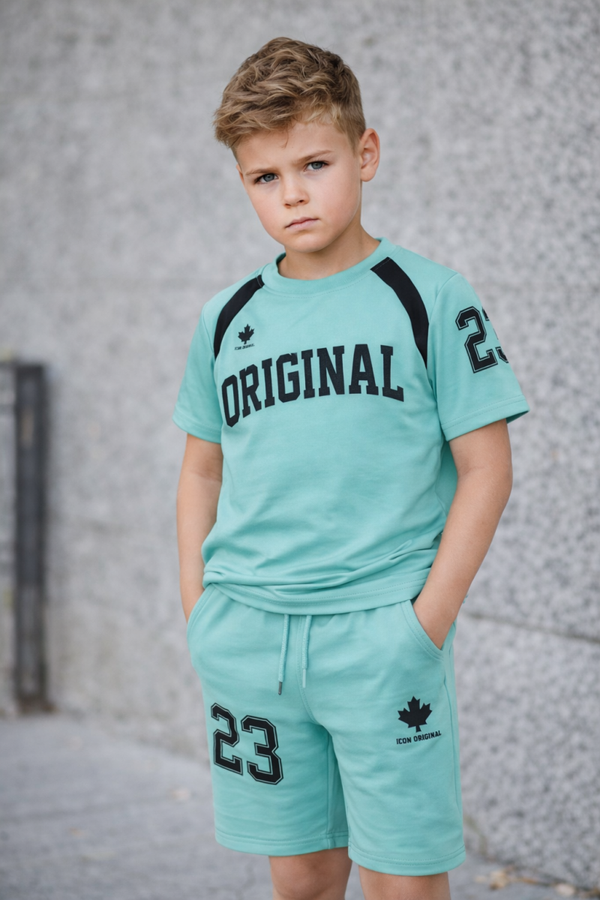Stoere set ICON 'Original' Boys Groen