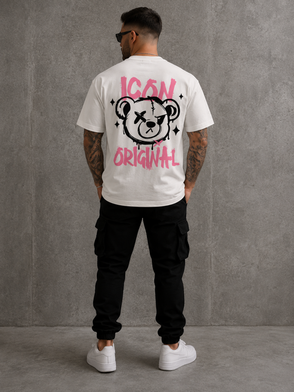 Stoer shirt ICON White/Pink