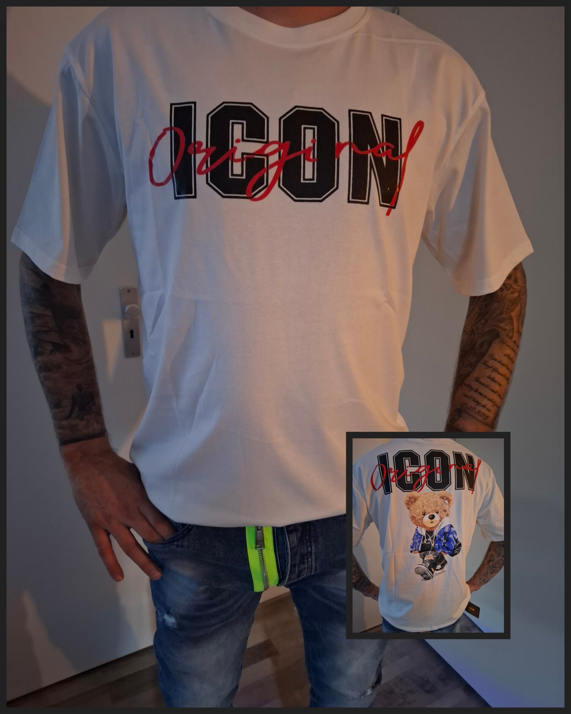 Shirt ICON Men ´Walkman´ Wit