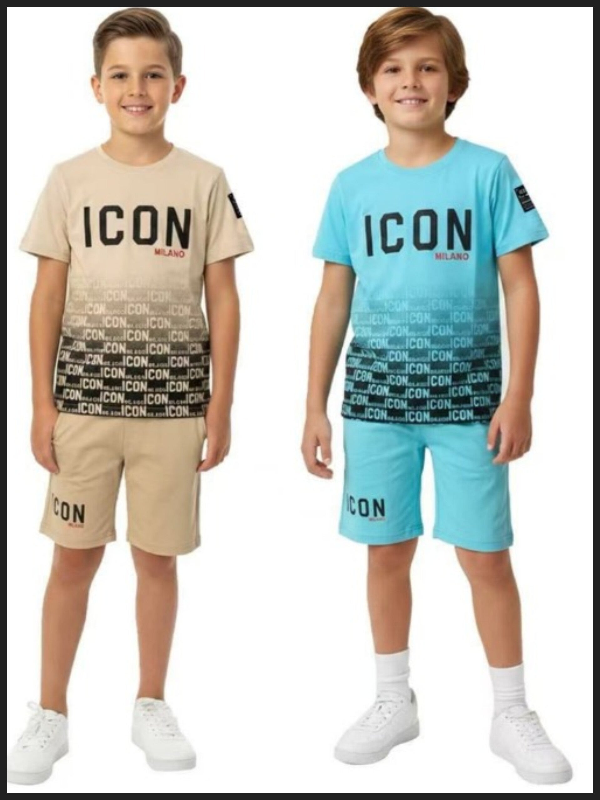 Stoere set ICON Milano Boys Blauw