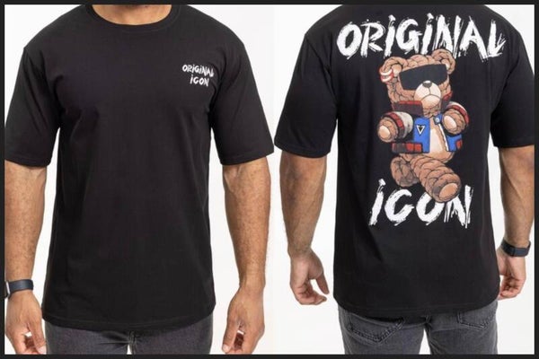 Shirt ICON ´Sunglasses´ Zwart